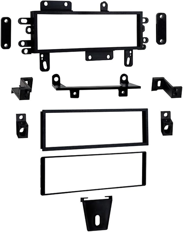 Kit de instalação para rádio 1-DIN Metra 99-5510 para Ford, Mercury e Jeep selecionados de 1982 em diante – Preto