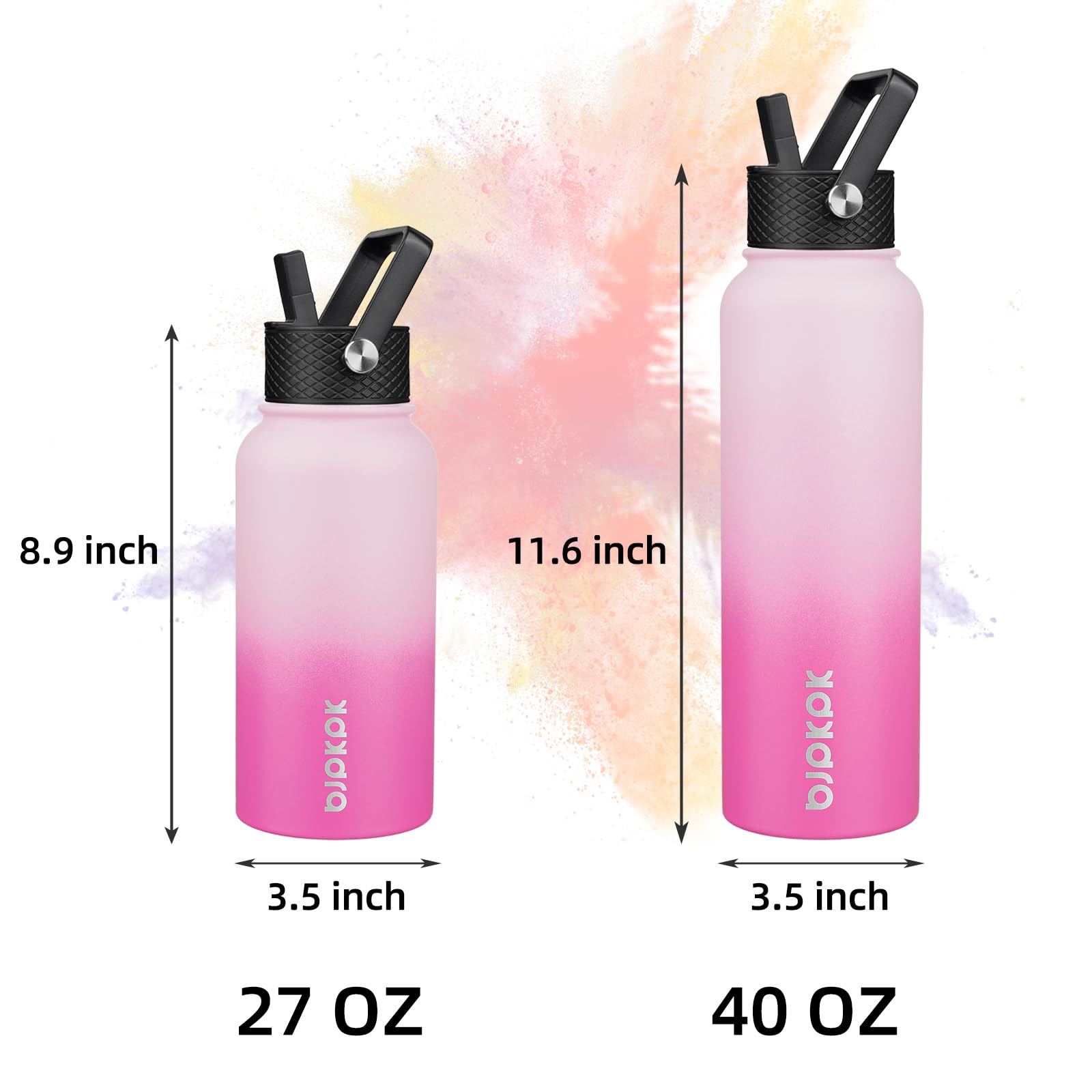 Bottiglia Termica In Acciaio Inox A Doppia Parete 500 Ml Colore Salvia Wd365sa