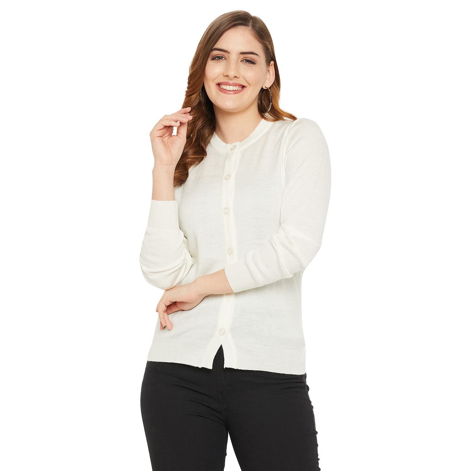Zigo Women's Ranglan Sleeves Cardigan-C4100GROUP1
