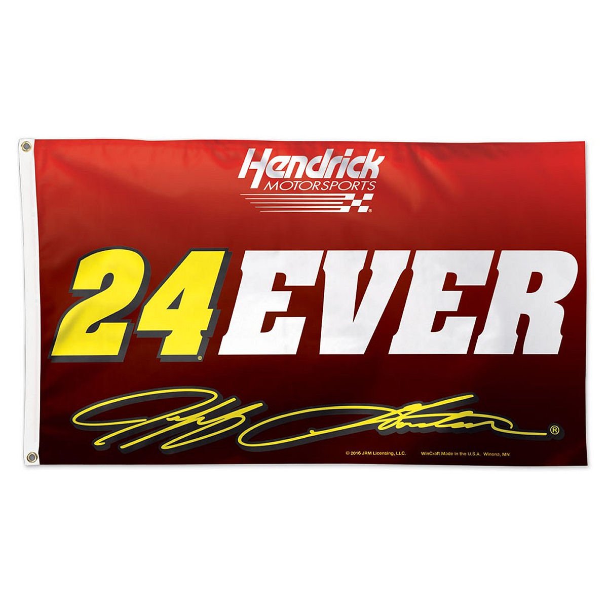 Drapeau Jeff Gordon 24 Double Épaisseur pour Fans de Nascar