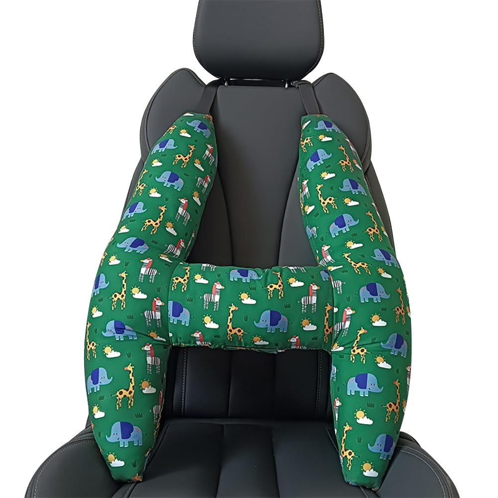 Oreiller Siège Auto Enfant Forme Lapin - Coussin Voyage Respirant, Confort Trajet Voiture Ou Avion - 5