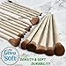 LORYP Makeup Brushes Set Labeled 18 Piece Face and Eye Brush Set Ultra soft hair Foundation, Concealer, Blush, Contour, Blending, Eyeshadow Khaki Brush kit