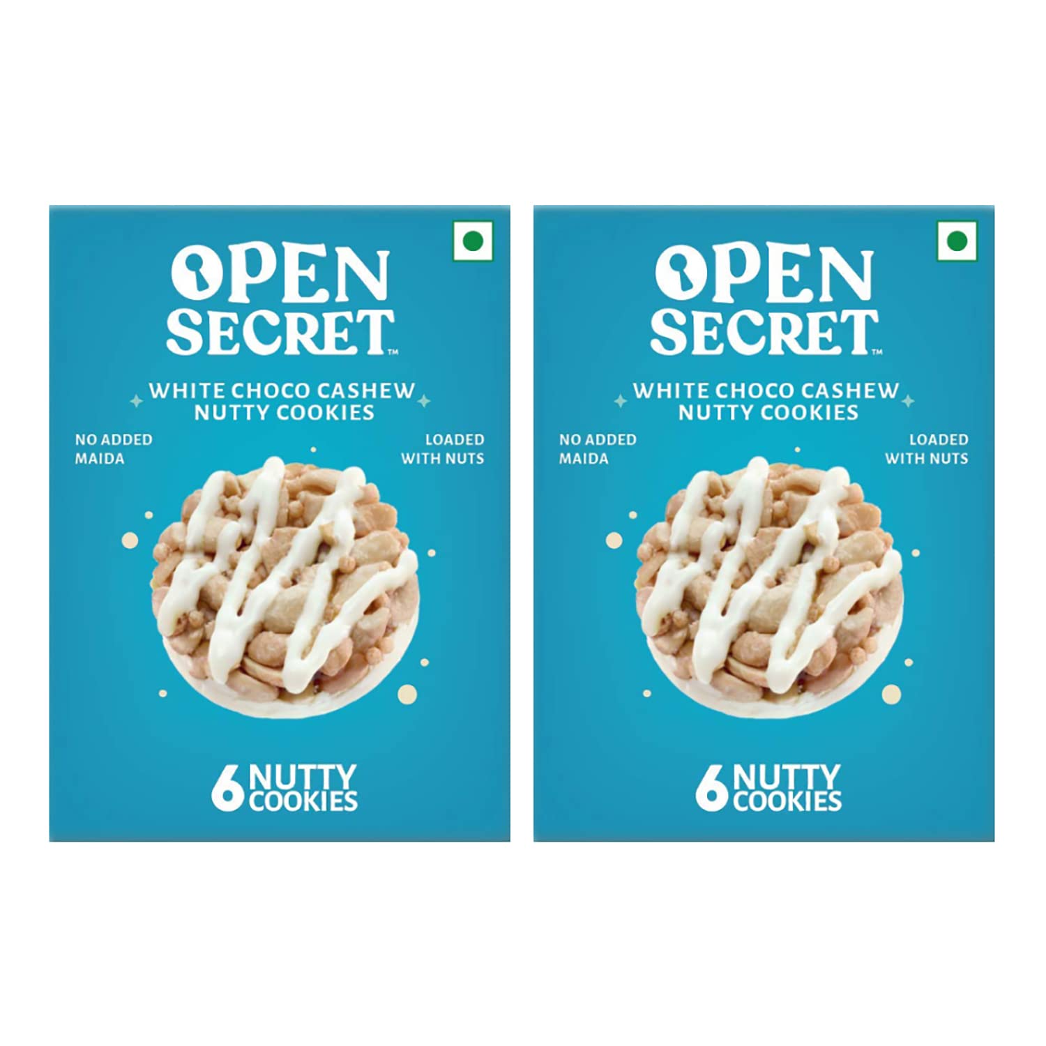 Open Secret White Choco Cashew Story Box |2 Healthy White Choco Cashew Story Box|White Chocolate & Cashew|Family Snacks Biscuit||No Added Maida|12 Cookies (6 Cookies Per Box) | 150g (B08M6MM6JG) Amazon Price History, Amazon Price Tracker