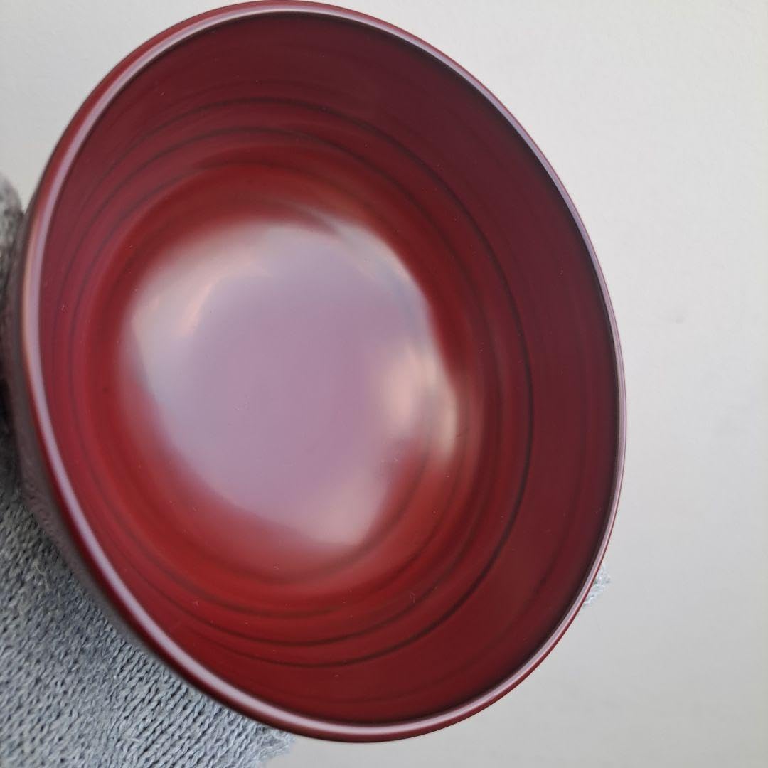 山中漆器 金箔 溜色内黒 天然木 背高 菊秀衡 雑煮椀 煮物椀 2客