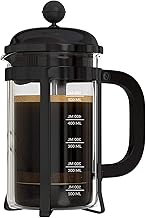 VonShef French Press Coffee Maker with 4 Part Superior Filtration 600 ML -Black
