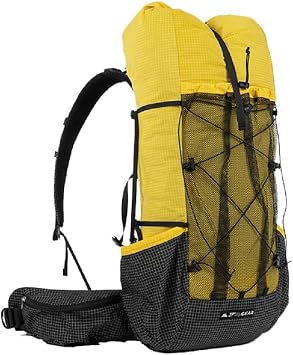 3F UL GEAR QiDian Pro UL 46+10L Backpack Outdoor Climbing Bag Camping Hiking Bags UHMWPE ultralight Yellow