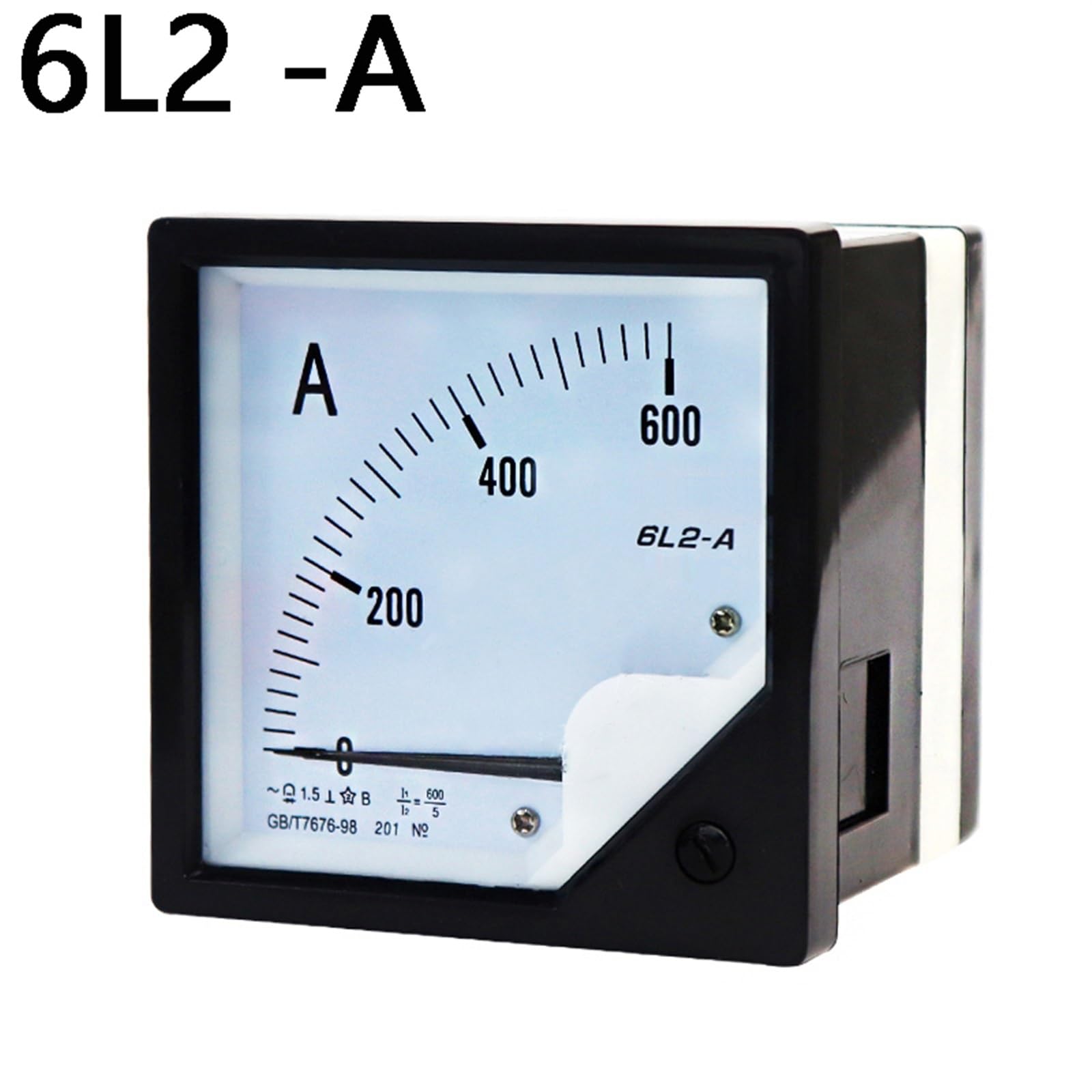 6L2-A 5A 10A 15A 20A 30A AC Panneau de Compteur analogique Direct ampèremètre de Courant jauge pointeur ampèremètre 80 * 80MM ampèremètre AC 1 pièces(5A)
