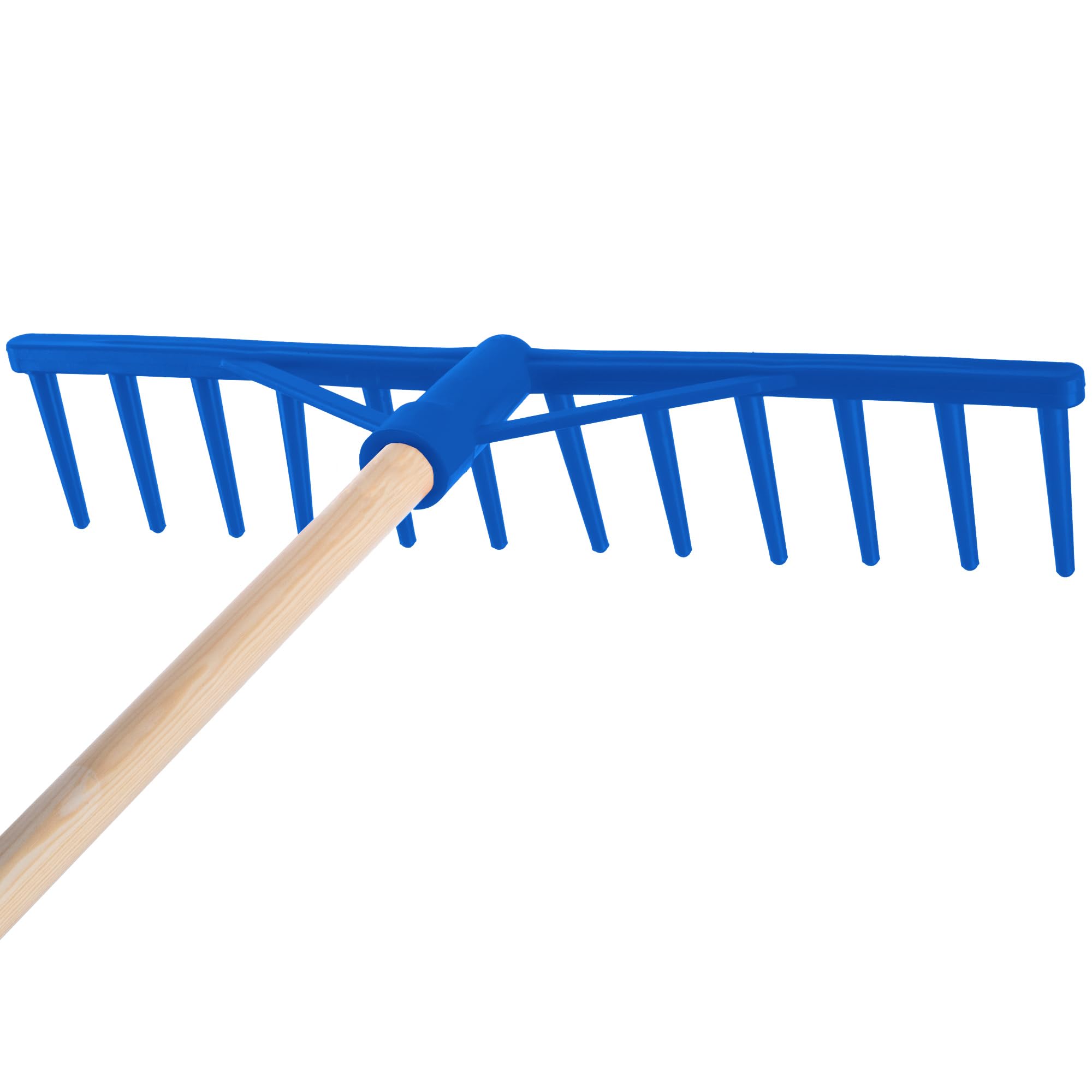 Rastrello Dethatcher Per Prato - Con Denti Curvi In Acciaio, Manico