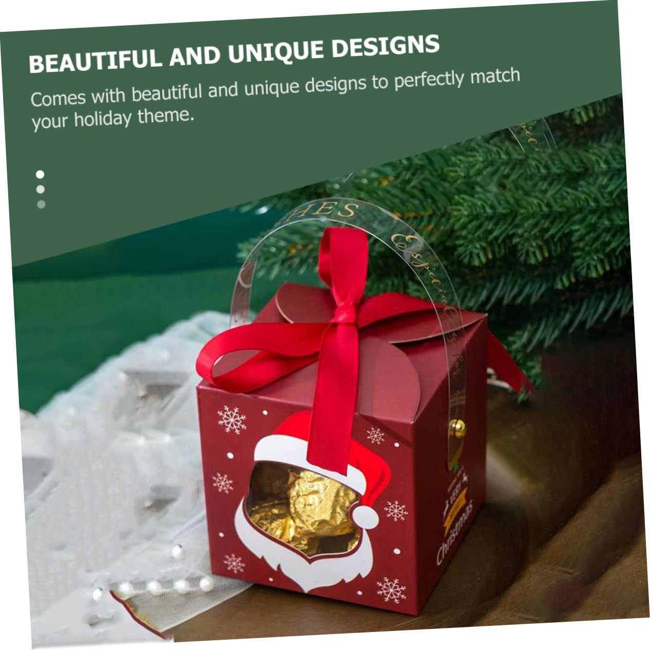 20pezzi Scatole di Carta per Regalo Scatole di Immagazzinaggio Creative per Dolcetti Natalizi per Confezionamento per Feste Colore Casuale