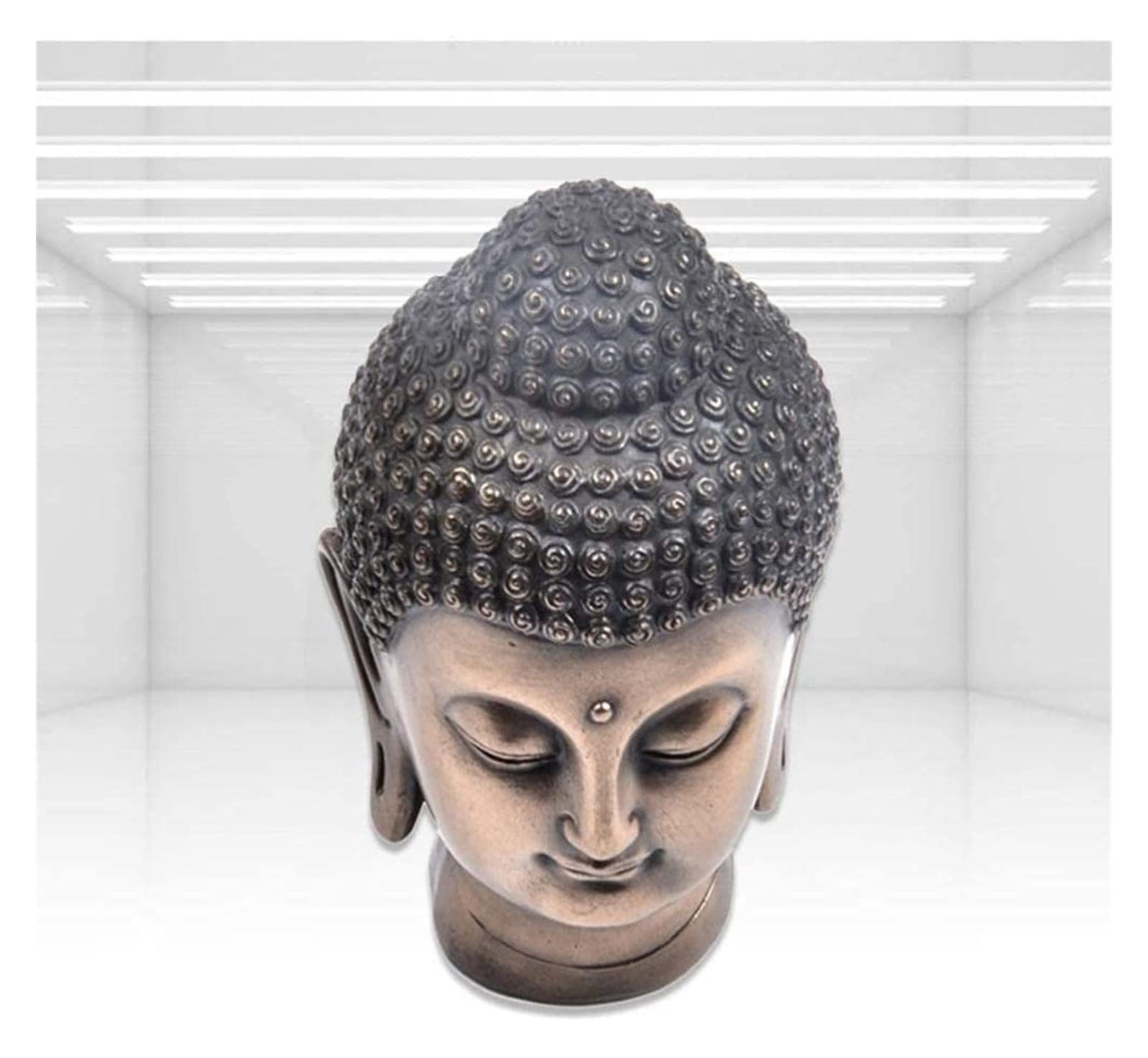 RLKHXBS Stołek lub posąg dekoracyjny figurka dekoracyjna 1pc żywica Buddha statua statua Ornament Desiktop
