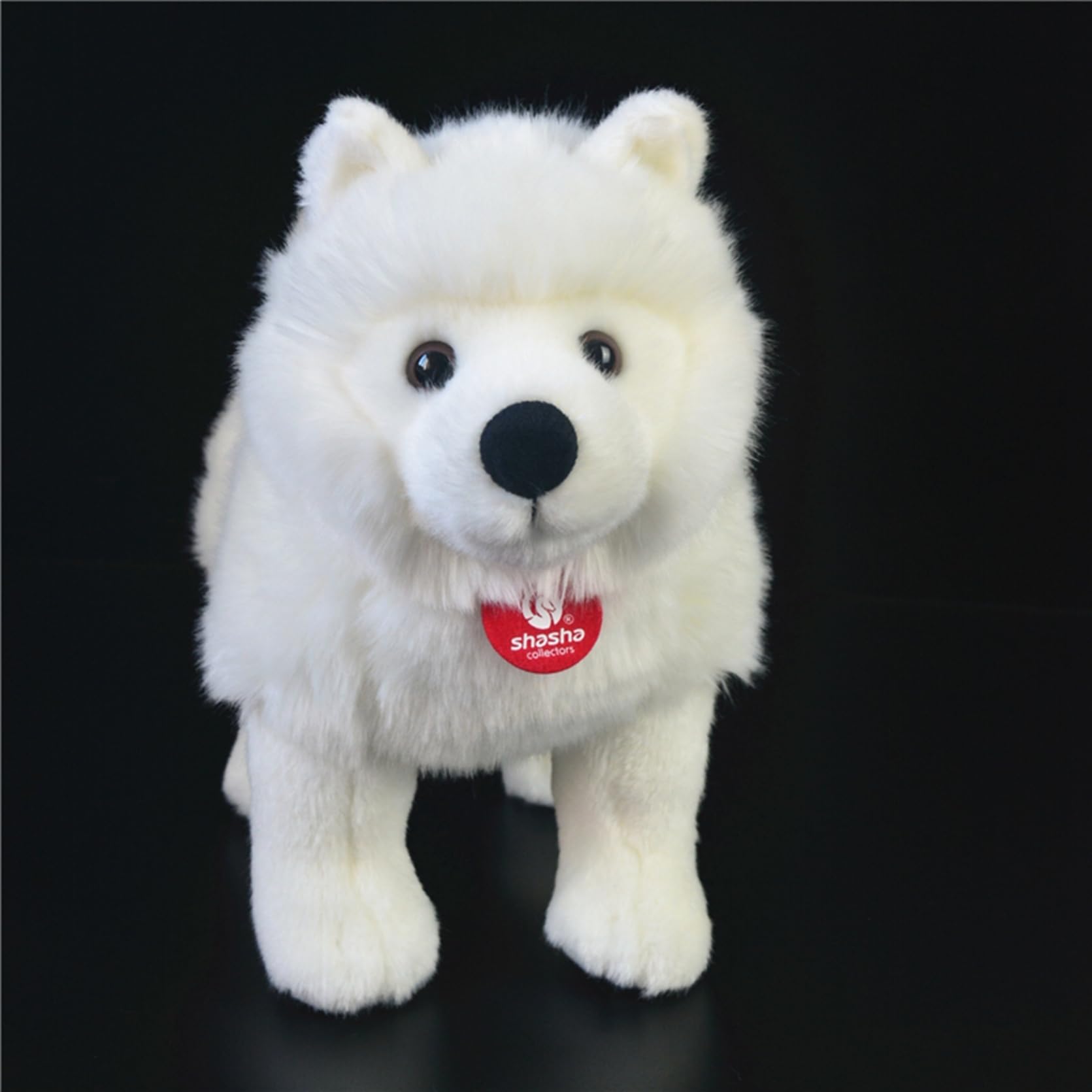 Amazon.co.jp: サモエド ぬいぐるみ 本物みたい 萌え いぬ 縫いぐるみ