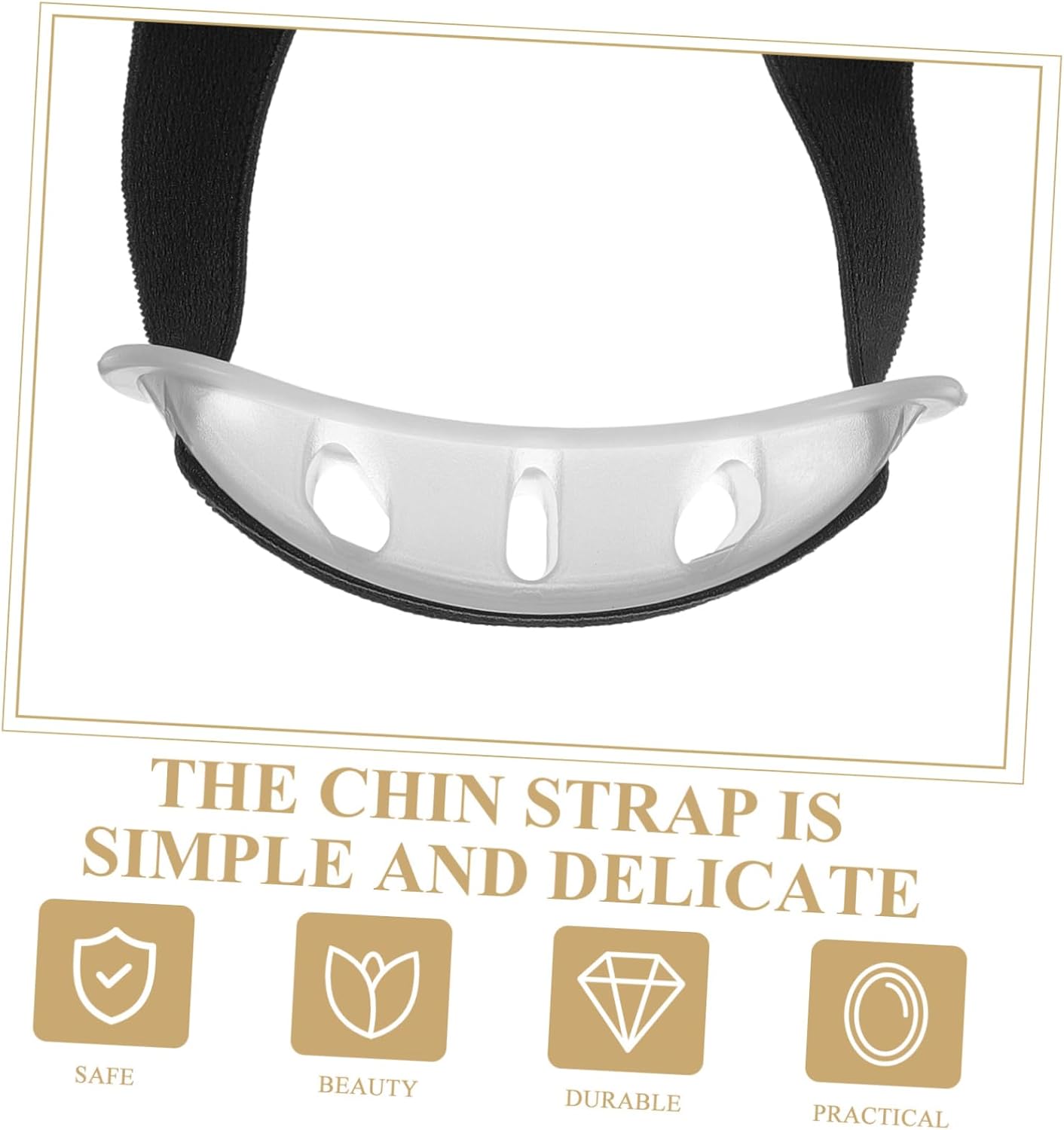 Hard Hat Chin Straps 3pcs Chin Straps Adjustable and Comfortable for Outdoor Use