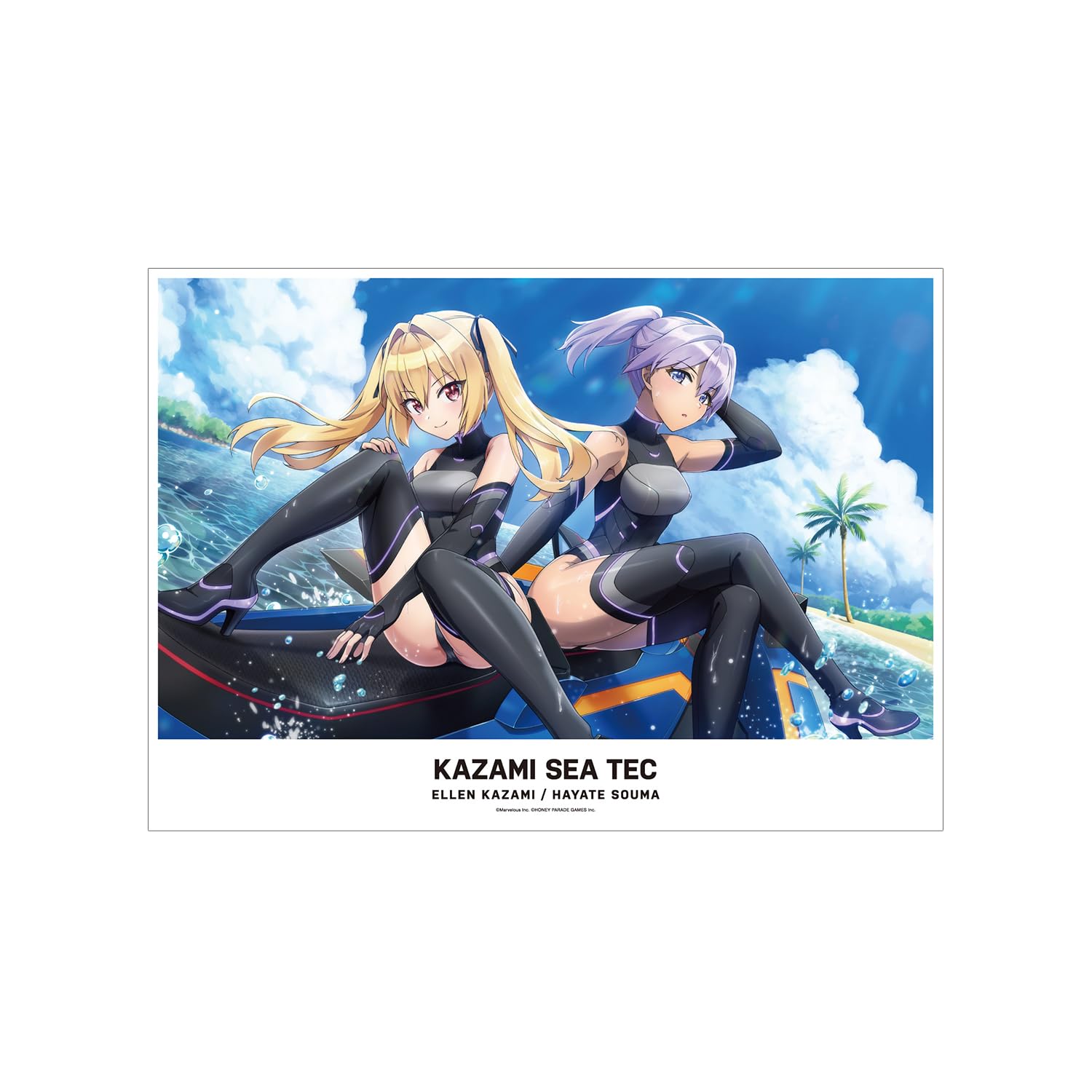 Amazon.co.jp: ドルフィンウェーブ 相馬 颯&風見 エレン A3マット加工