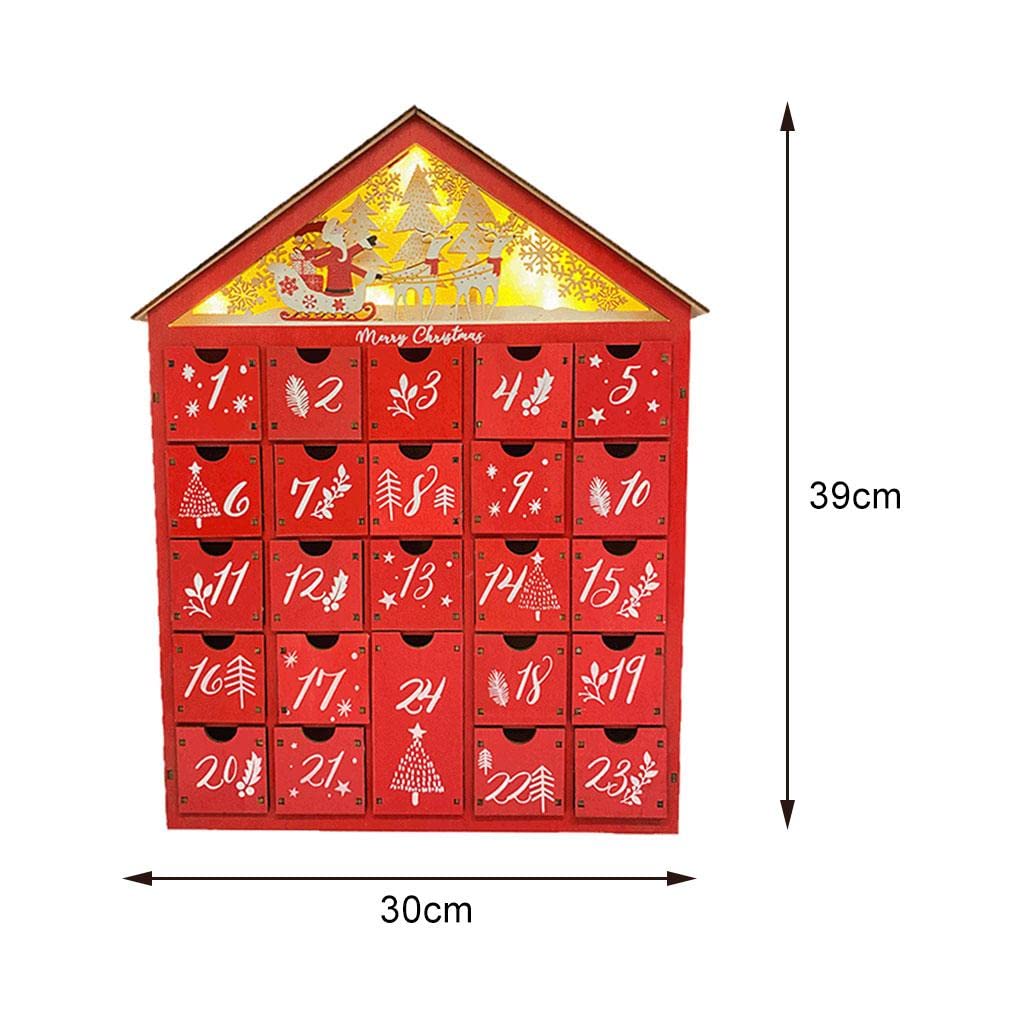 Amazon | Lovein木製アドベントカレンダー 24日間カウントダウン