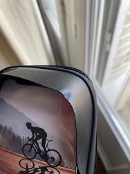 Support Téléphone Vélo Etanche LEMEGO - Sacoche Cadre VTT Grande Capacité Avec Housse Pluie Et Ecran Tactile