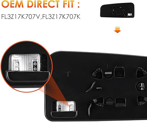 Miniatura 2 de Espejo retrovisor inferior izquierdo del conductor y pasajero derecho de repuesto para Ford F150 2015-2020, F250 F350 Super Duty F450 F550 2017-2020