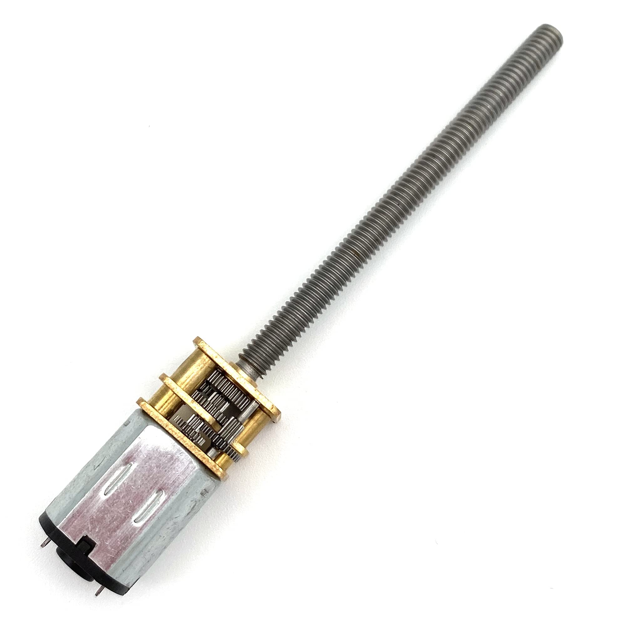 Motor de reducción de micro velocidad eléctrica N20 de CC 3V-12V con engranaje metálico M4
