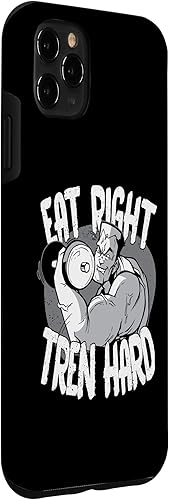 Miniatura 6 de iPhone XS Max Eat-Right Tren Hard - Funda para fisicoculturismo de gimnasio anabólico