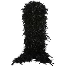 THARAHT Chandelle Feather Boa 19 Color-38g/55g100g 2Yard Dancing Wedding Party Halloween Costume Decoration Feathers boa