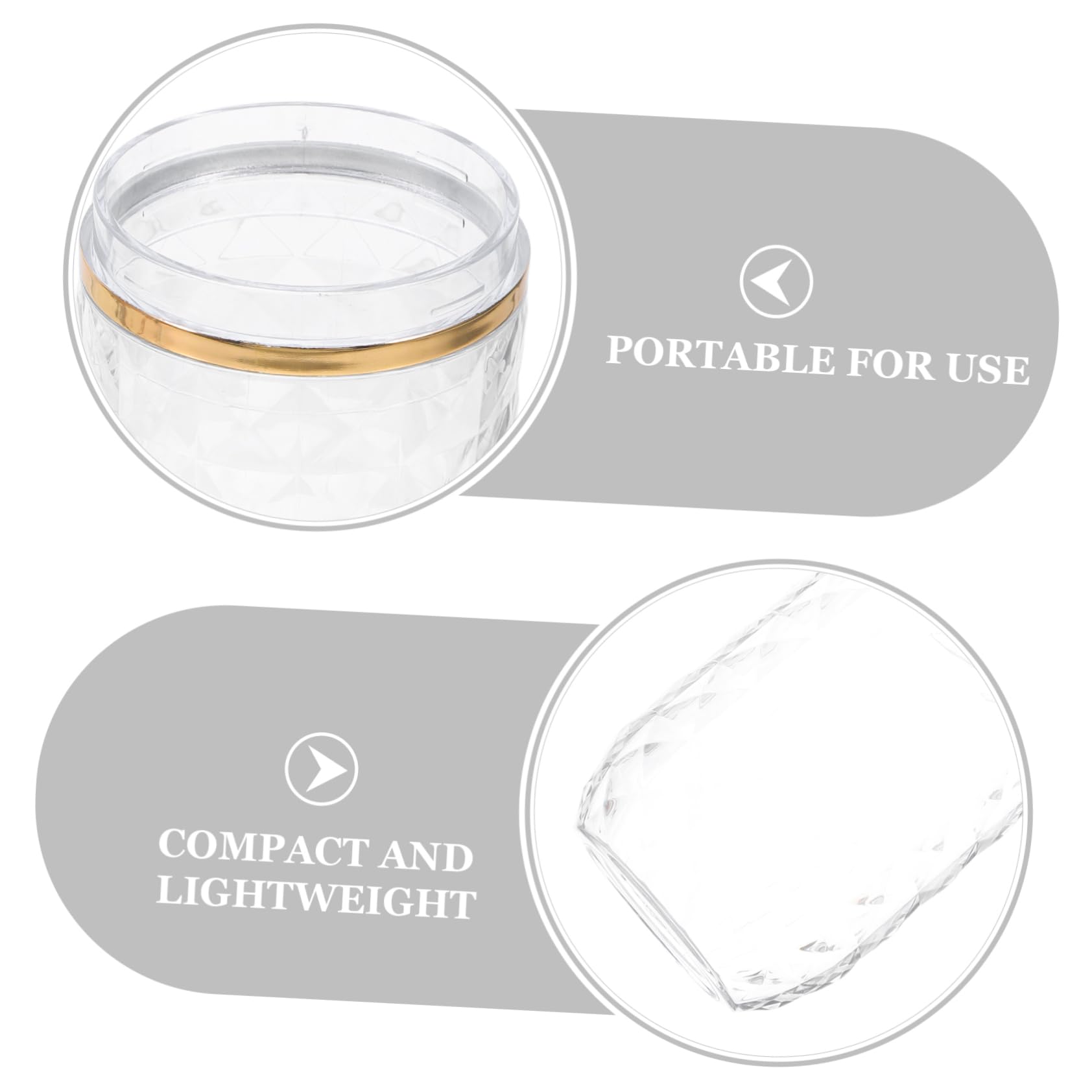 5 Piezas Estuche Portátil para Cepillo de Dientes con Doble Vaso Transparente Compacto y Resistente para Viaje Gimnasio Camping y Almacenamiento Casa