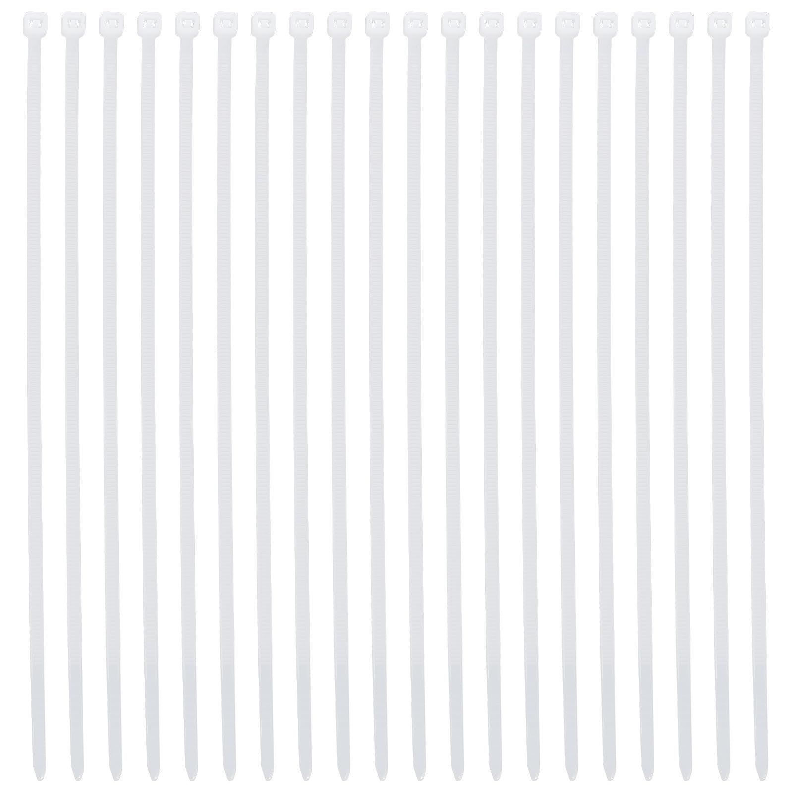 POPETPOP Bridas de Nylon Resistentes para Gestión de Cables, 1000 Unidades, Ligeras y Fáciles de Almacenar para Organizar Cables