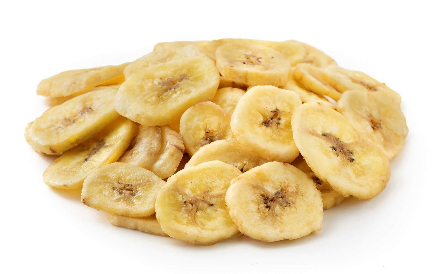 NUTS U.S. - Unsweetened Banana Chips, No Sulphure Added & No Artificial Colors, NON-GMO, Natural!!! (1 LB)