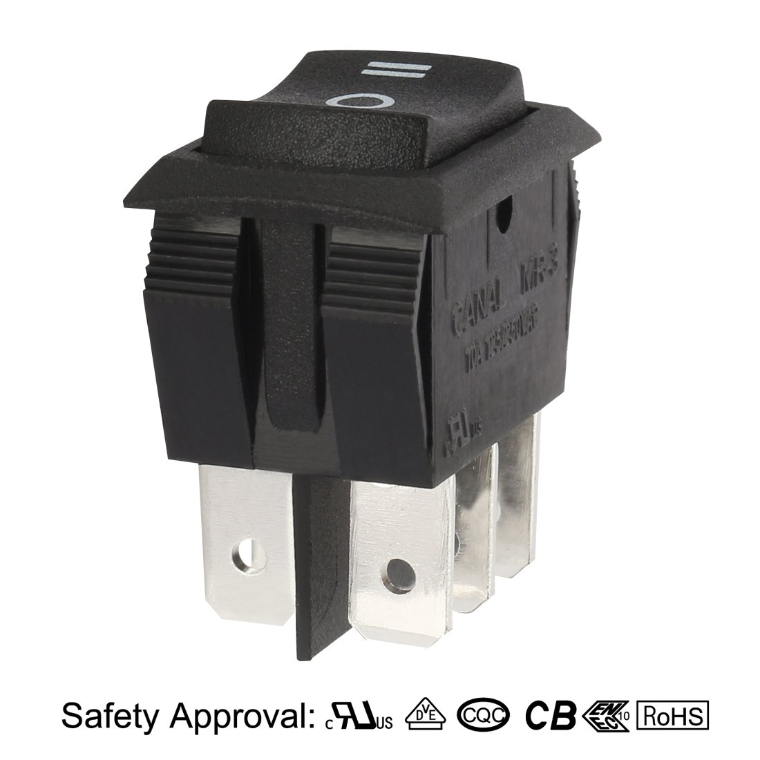 XYWHPGV Interrupteur Rotatif Sélecteur à Clé 3 Positions ON-NC-ON AC 660V 10A - Verrouillage