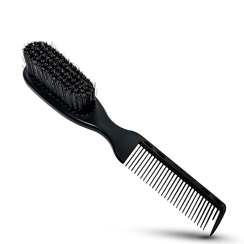 TRU BARBER PRO Fading Brush - Cepillo de limpieza para cortaúñas cepillo para barba