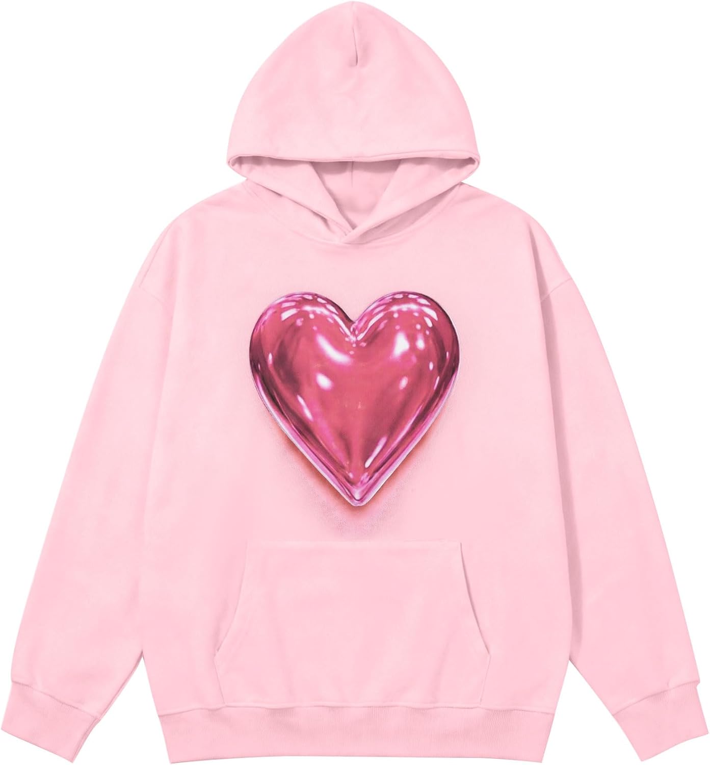 Womens Graphic Hoodies Y2k Streetwear Hoodie Coquette Bow Graphic Aesthetic Preppy Long Sleeve Pocket Pullover