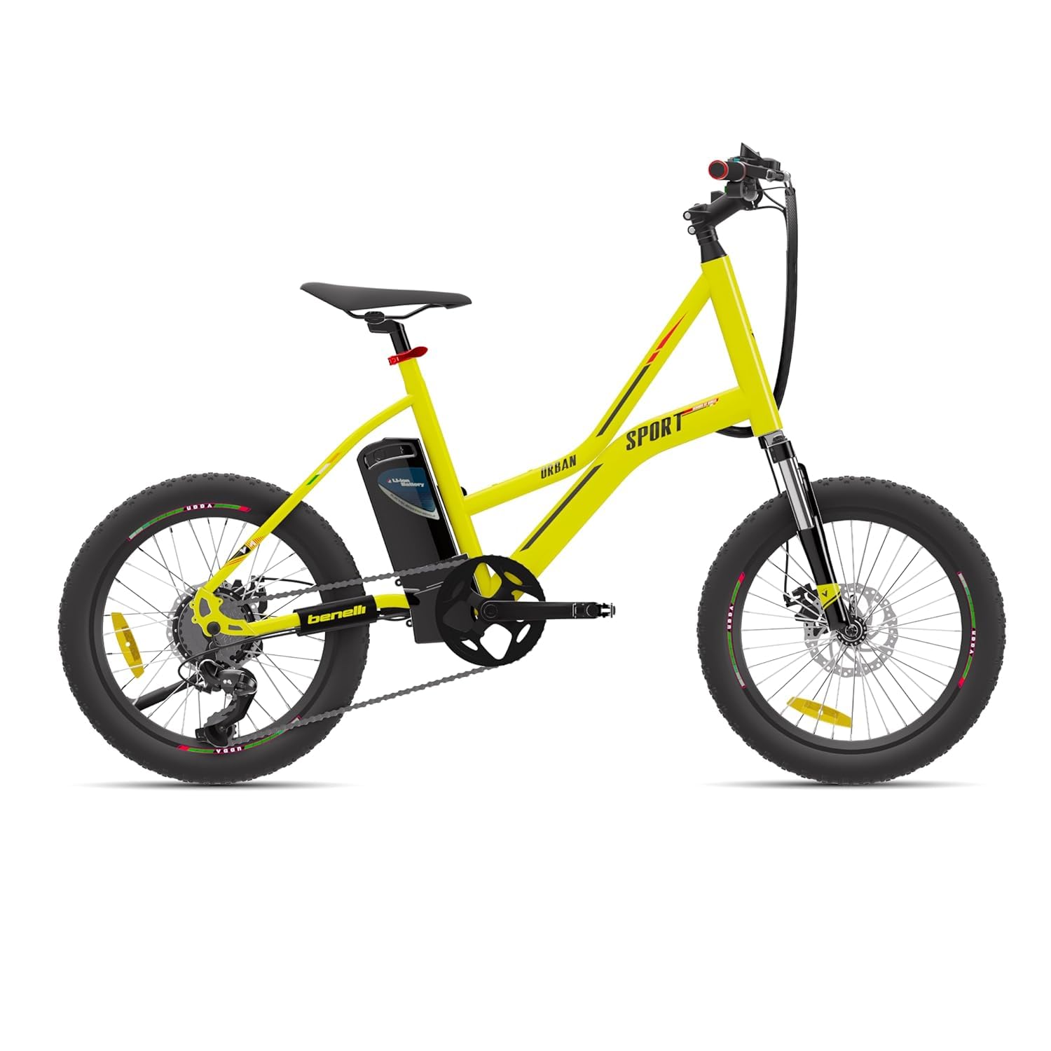 vaan Urbansport Electric Bicycle with Display, Benelli Hydroformed Alloy Frame and 5 Levels Pedal Assist for Easy Climb (Yellow, E-Cycle Weight- 25kg) (B0D6VKQ76L) Amazon Price History, Amazon Price Tracker