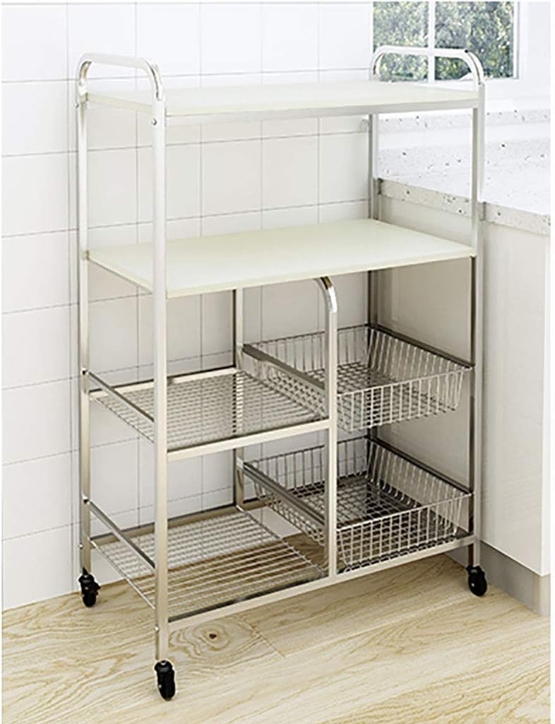 Kitchen Rack al Kitchen Supplies Storage Rack Floor 4 Microwave Storage Vegetable Bowl Rack