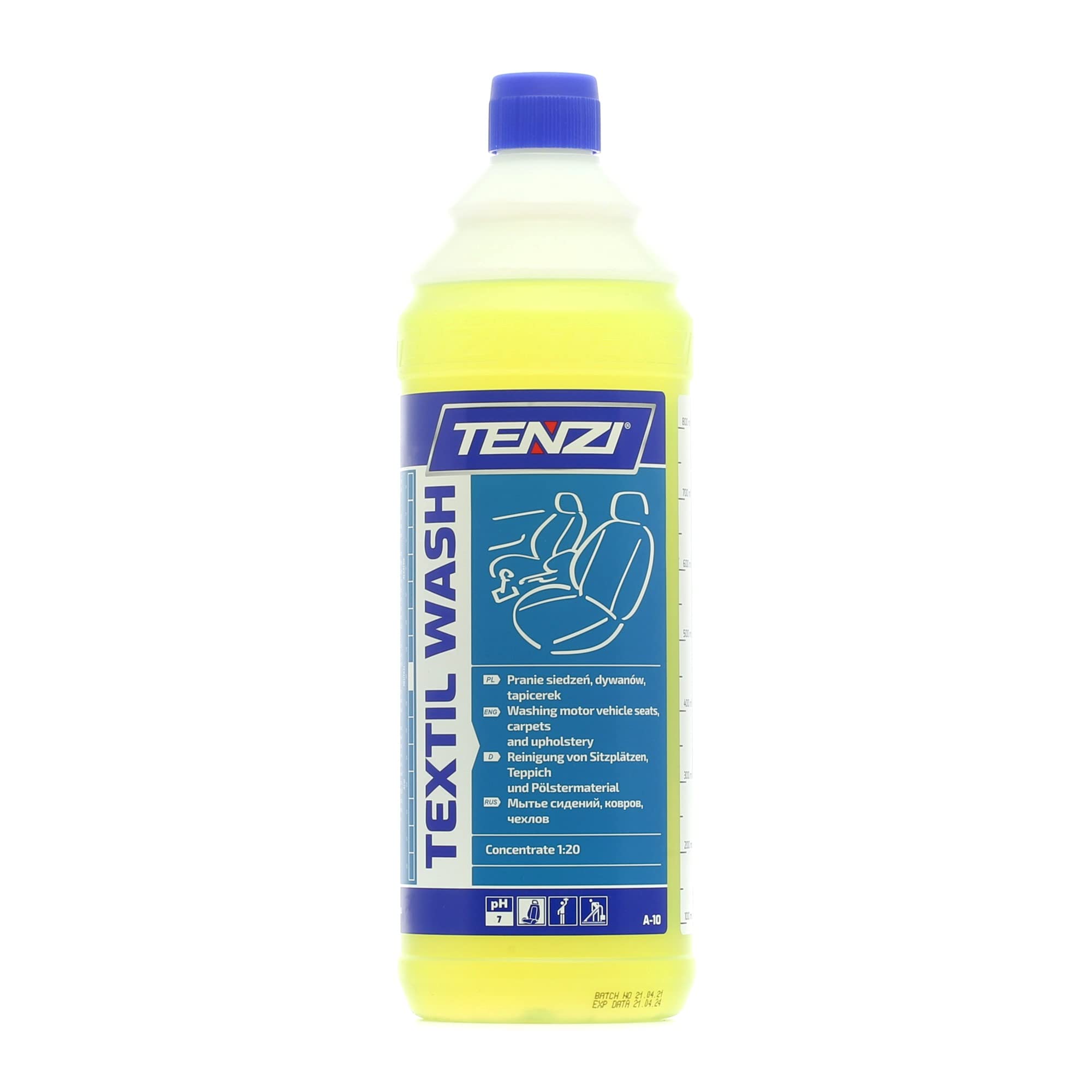 Środek do czyszczenia tapicerki samochodowej – koncentrat Tenzi – 1 l