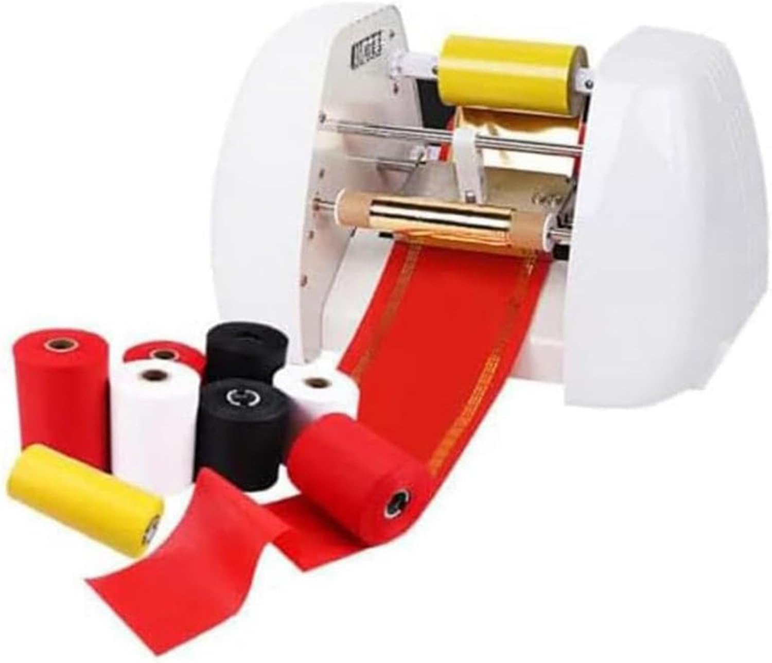 Macchina da Stampa a Nastro di Raso Stampante a Nastro Digitale, Macchina da Stampa a Caldo per Confezioni Regalo, Stampante a trasferimento Termico Larghezza 1-104 mm