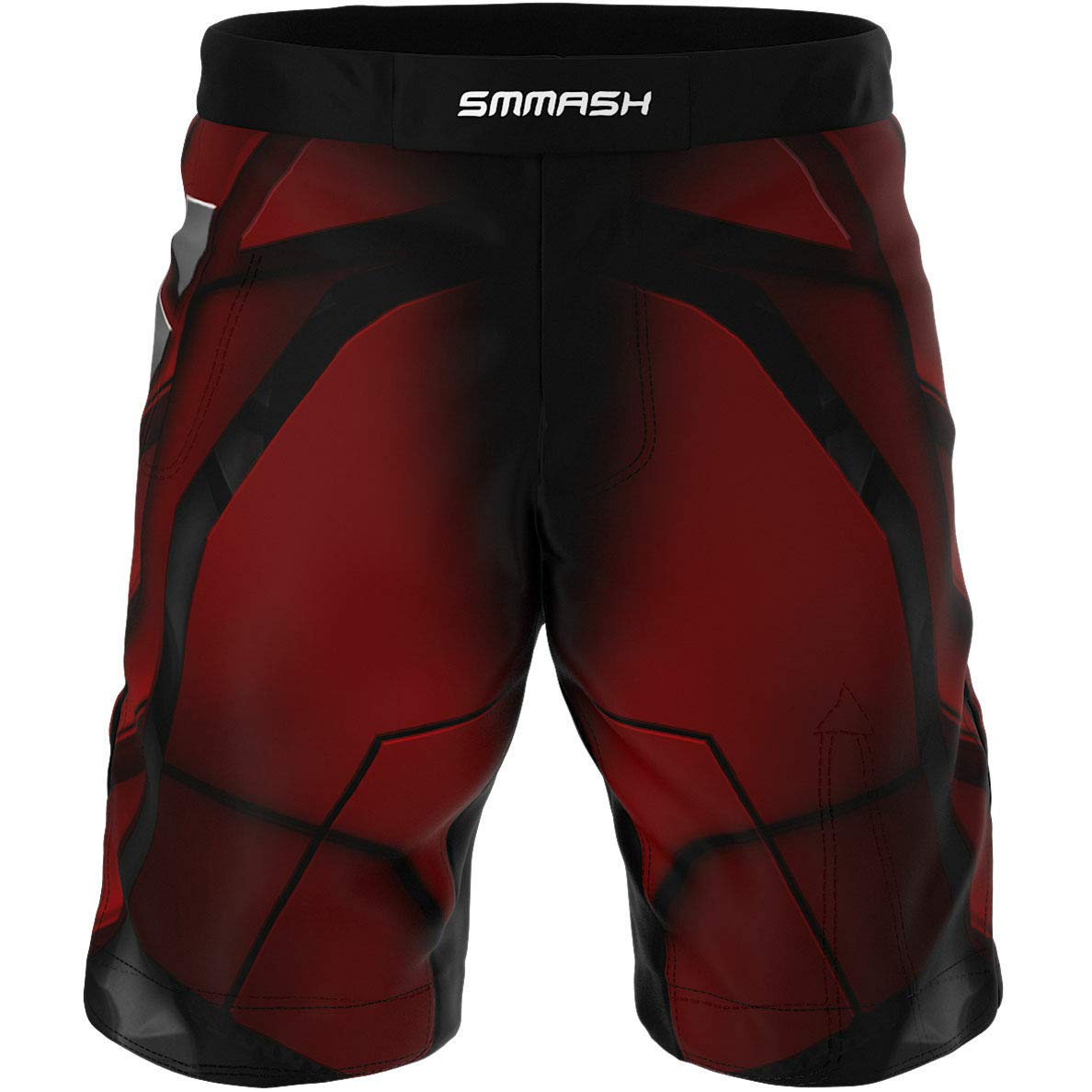 SMMASH Short D'entraînement Sport pour Homme Pantalon De Boxe Thaibox Muay Thai MMA Gym Fitness Respirant Fermeture Velcro Résistant