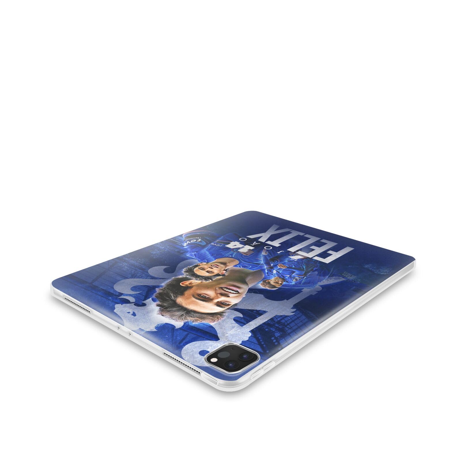 Head Case Designs Officially Licensed Chelsea Football Club João Félix 2024/25 First Team Soft Gel Case Compatible with Samsung Galaxy Tab S8 Plus