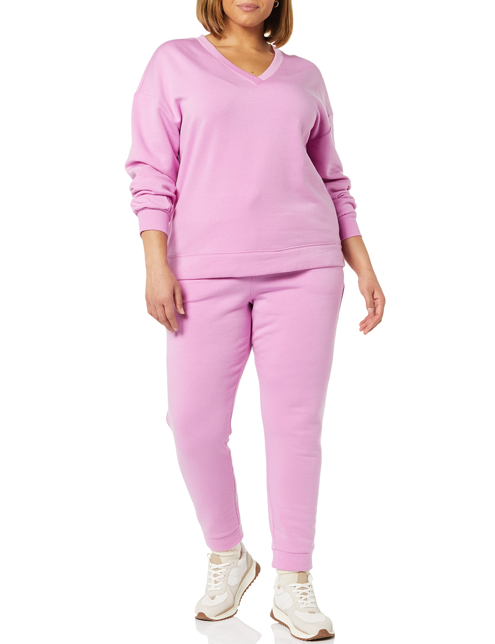 Amazon Aware Felpa in pile dalla vestibilità comoda con scollo a V (disponibile in taglie forti) Donna