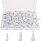 100-Piece Closed End Crimp Cap Terminals – AWG 22-16, 16-14, 12-10 Gauge