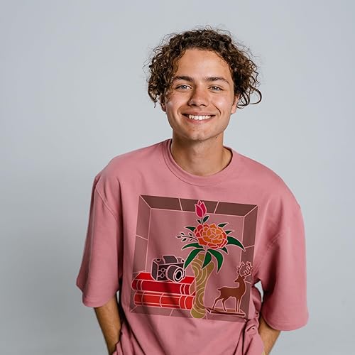 Miniatura 5 de FINGERINSPIRE 4 plantillas de pintura de floreros florales de 4 estilos, 11.8 x 11.8 pulgadas, florero decorativo, plantilla, jarrón, libros,