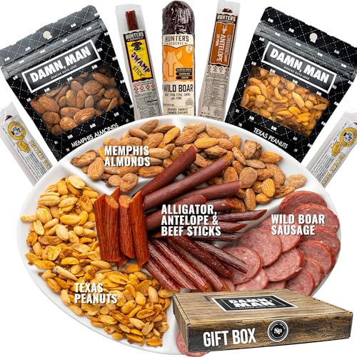 Beef Jerky Gift Basket for Men - Fathers Day, Birthday Gift for M...
