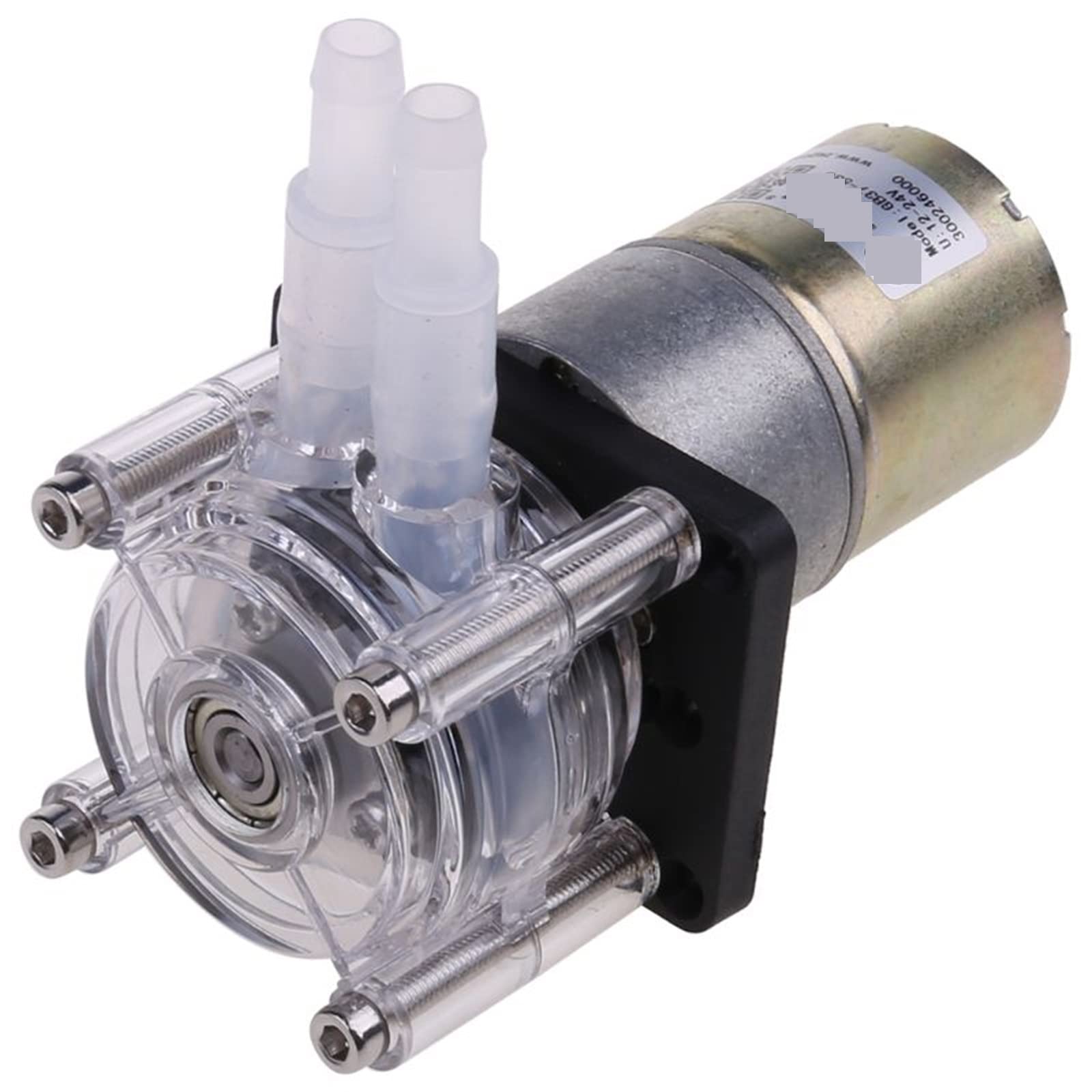 Bombas de Diafragma, Bomba peristáltica de 12/24 V CC, bomba dosificadora de gran flujo, analítica de laboratorio for acuario al vacío(12V)