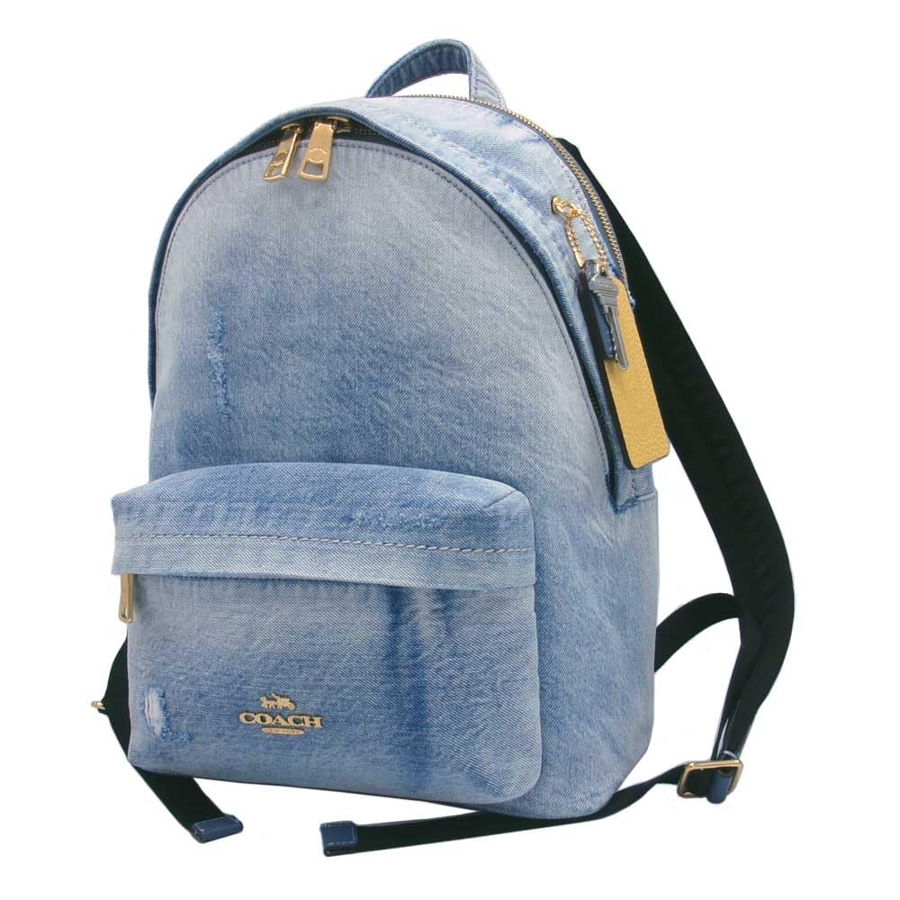 Amazon.co.jp: [コーチ] リュック COACH TAYLOR ラブド デニム