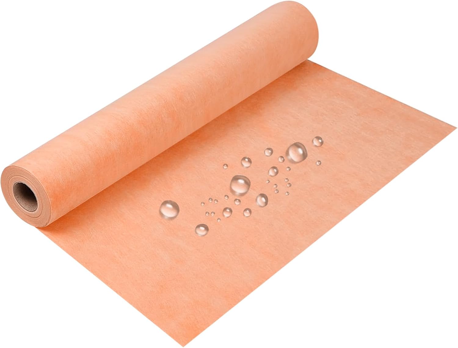 Professional Waterproof Membrane for Shower, 3.28Ft x 32.97Ft Underlayment Shower Membrane 20mils Thickness Waterproofing Polyethylene Fabric for Tiles, Shower Walls, Bathroom Floors