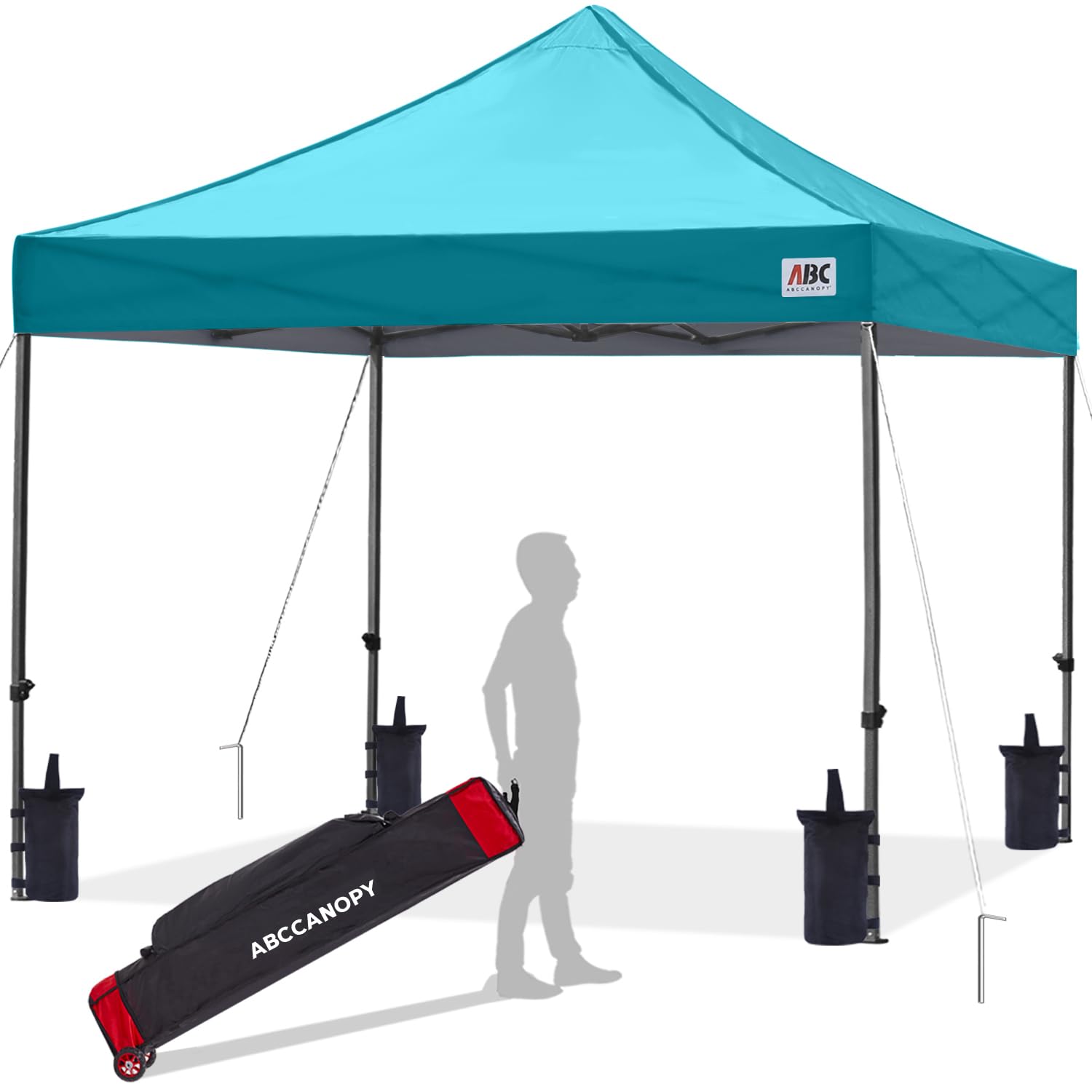 ABCCANOPY Pavillon WASSERDICHT Flatpavillon Pop-up Gartenzelt Festzelt