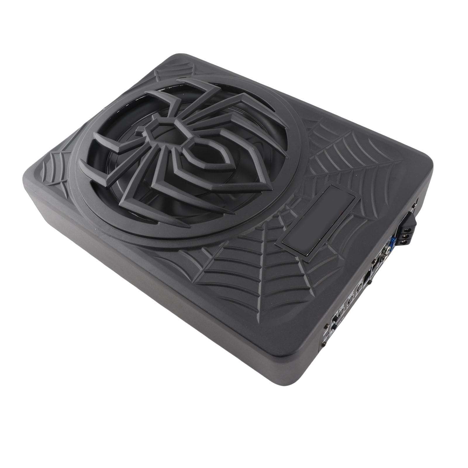 Bediffer Subwoofer Delgado para Debajo del Asiento para Automóvil de 800 W con Amplificador Incorporado y Luces LED para una Experiencia de Sonido Mejorada en los Automóviles (Aplicación arcoíris)