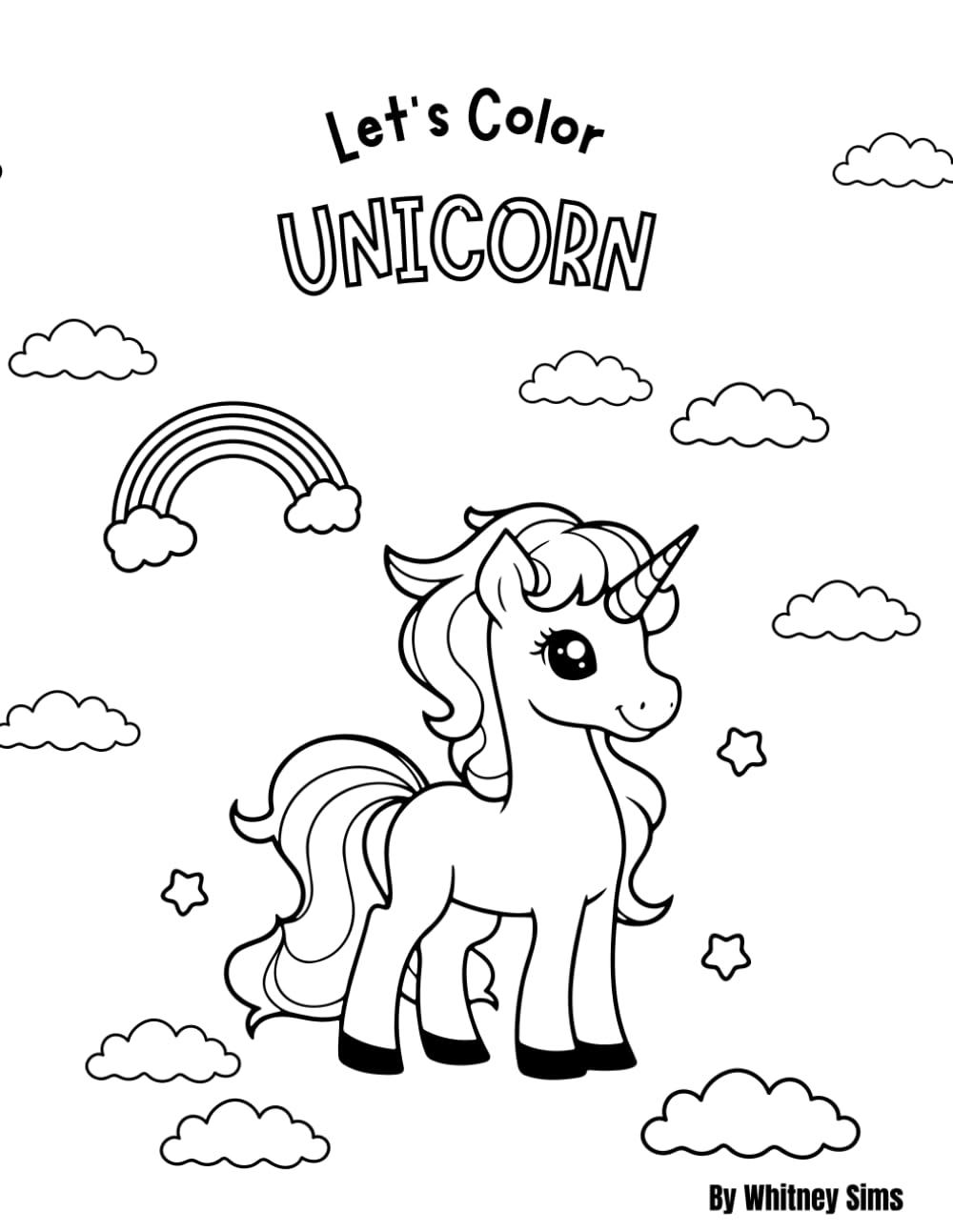 Unicorn Quotes Coloring Book