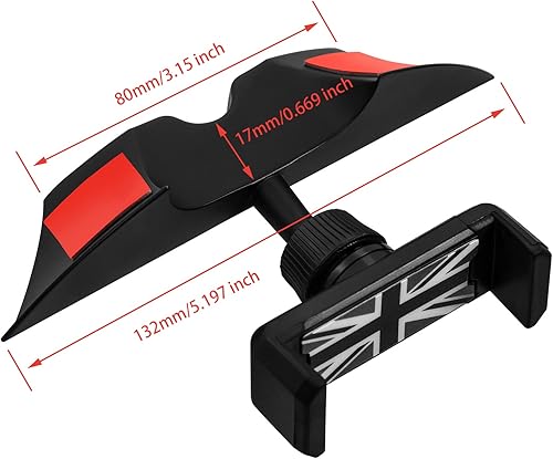 Miniatura 7 de Hesanzol Soporte de teléfono celular para Mini Cooper S Jcw One F54 F55 F56 F57 F60, montaje especial de teléfono de navegación para pantalla de