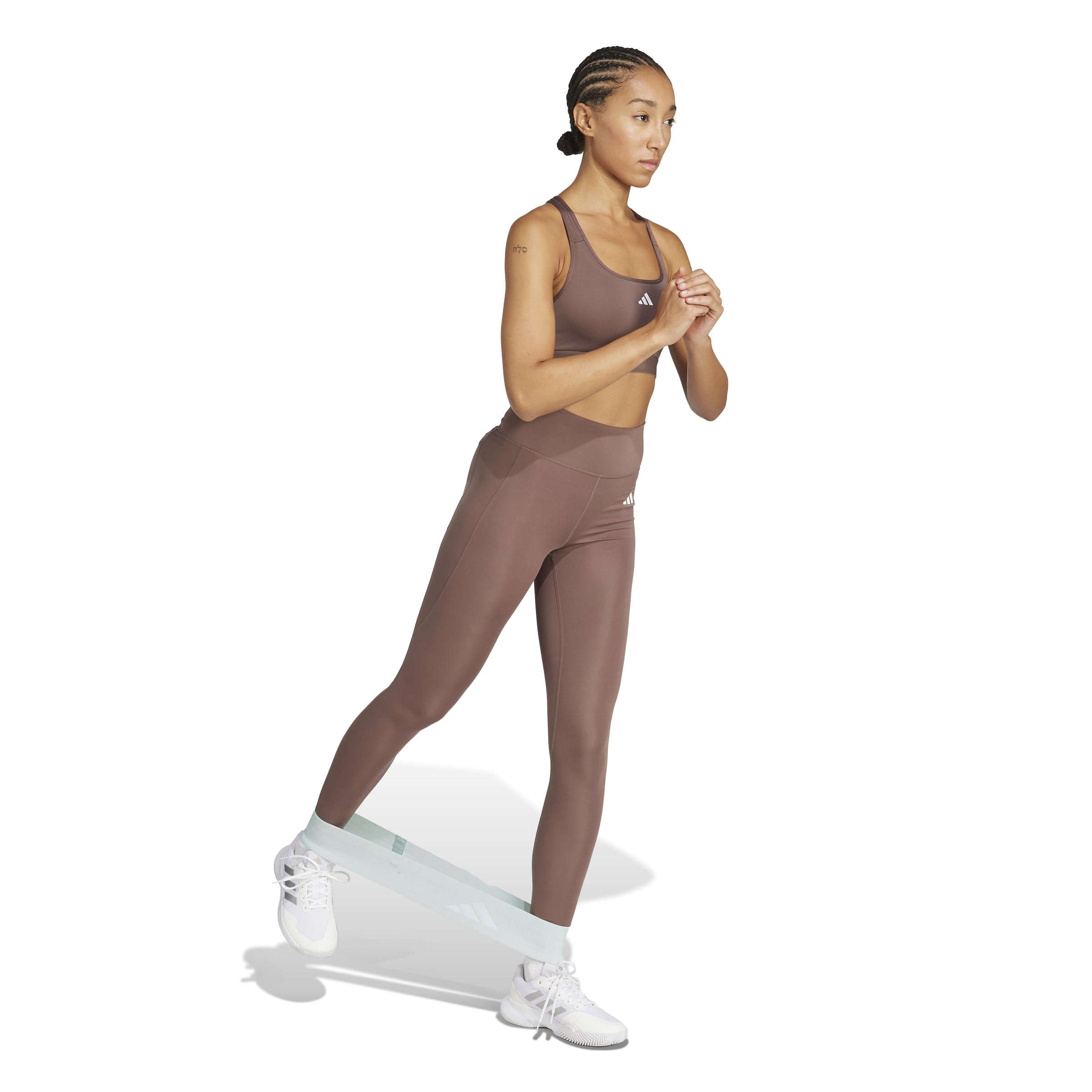 Adidas - Optime Essentials Stash Pocket Full-Length Leggings, Leggings Donna