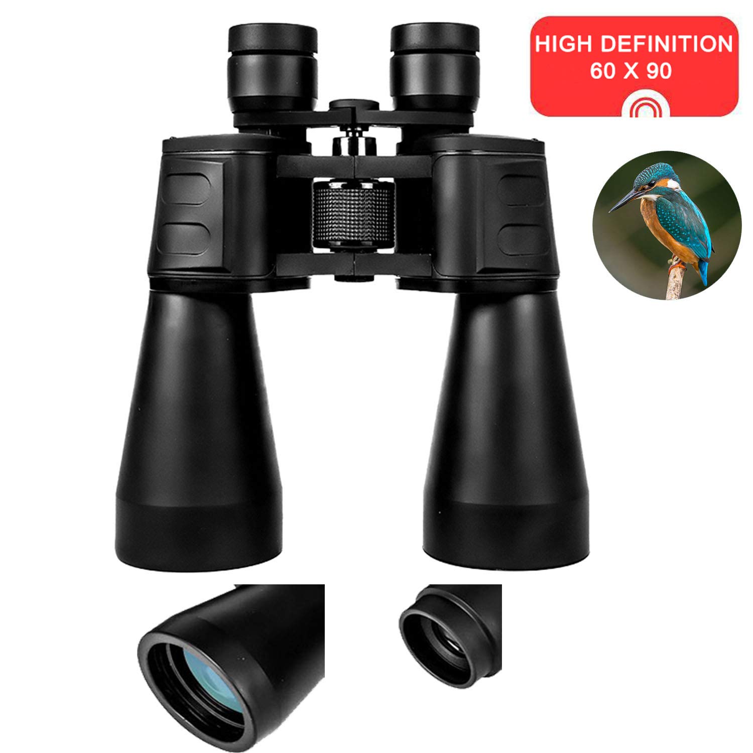 12x60 Binoculars for Adults HD Professional/Waterproof Binoculars High Power Telescope for Outdoor Sports, Concerts, Sports Events