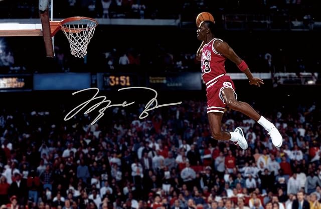 Fortiaboot Michael Jordan - Poster print Wall 15 x 23 Inches (38 x 58 cm) (380 x 580mm) Gift Decorative Print