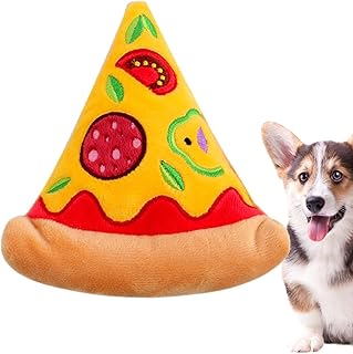 Pet Squeaky Hambúrguer Brinquedo, batatas fritas Brinquedos pelúcia macios, Brinquedos pelúcia macios batatas fritas Brinquedos molares para coelhos, Wellnoon